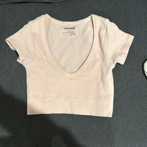 Light pink Garage xs crop top